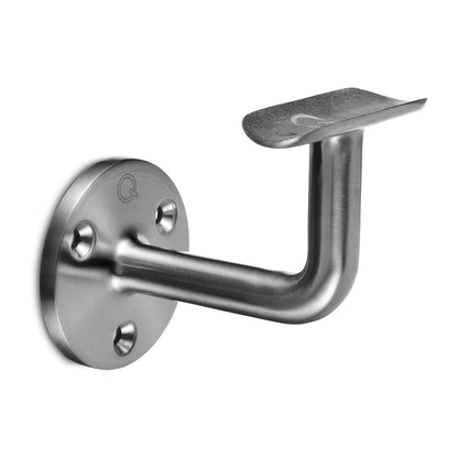 Q-Railing Round Wall Mounted Handrail Bracket | MOD 0100 | 316 Stainless Steel.