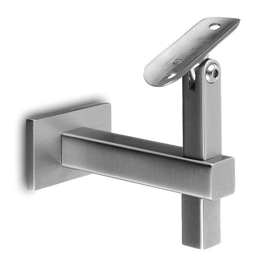 Q-Railing Square Adjustable Handrail Bracket | MOD 4145| 316 Stainless Steel