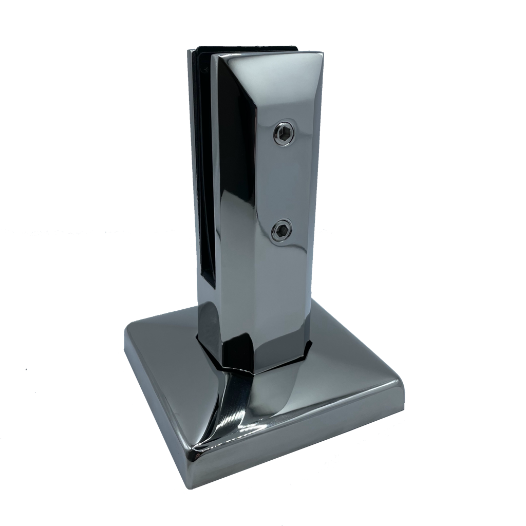 Q-Railing Base Glass Clamp| MOD 6259 | 316 Stainless Steel