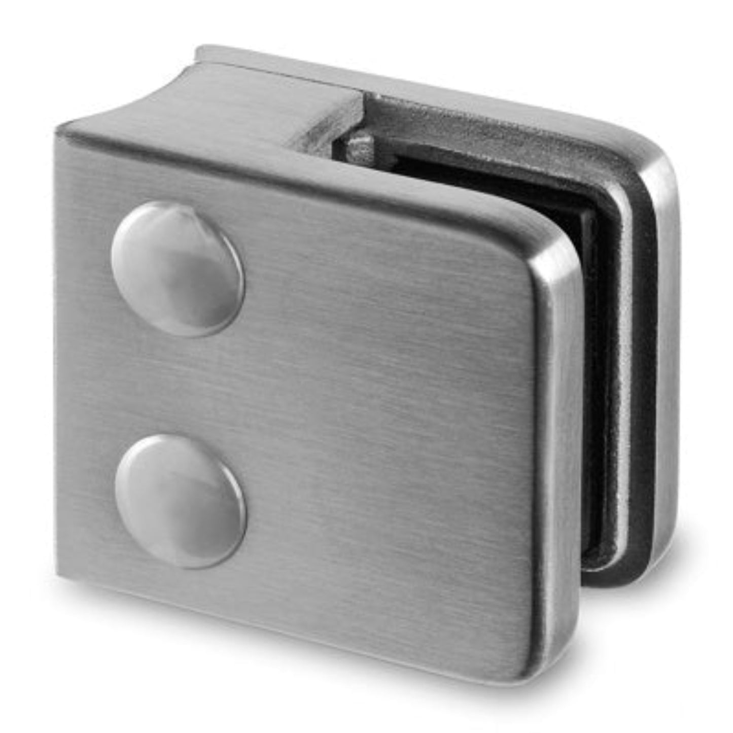 Q-Railing Square Glass Clamp | MOD 2100 |316 Stainless Steel