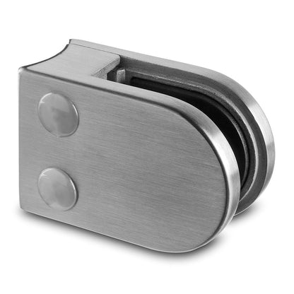 Q-Railing Round Glass Clamp | MOD 2500 | 316 Stainless Steel.